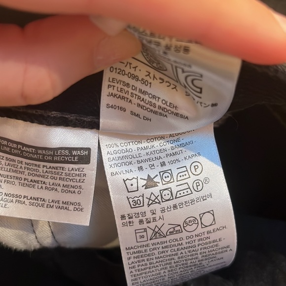 Vintage perfect black Levi’s cropped - Picture 6 of 6